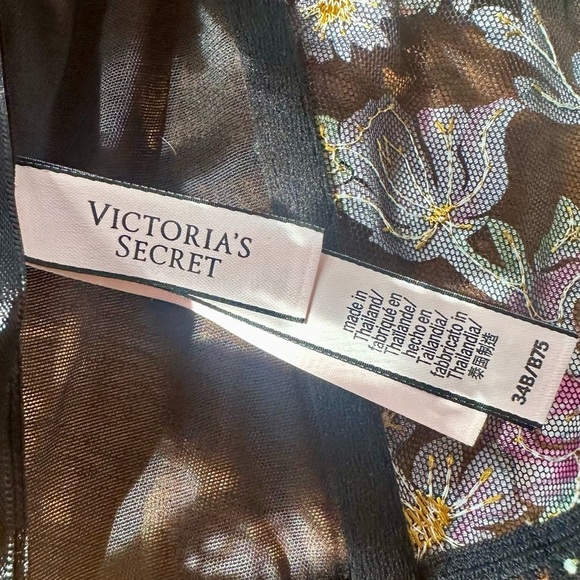 Victoria’s Secret Dream Angels Black Floral Corset Top Size 34B New Without Tag! - Picture 9 of 9